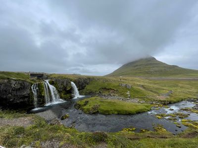 View of Kirkjufellsfoss