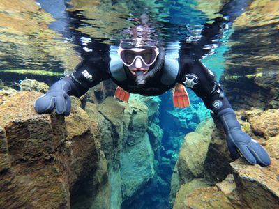 Snorkeling at Silfra